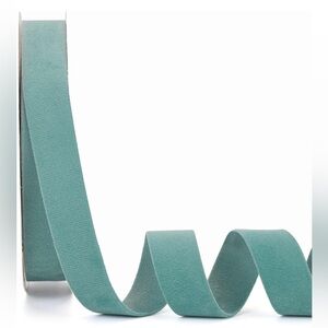 💜4for$20💜 Dusty Green Velvet Ribbon Double Faced 1 Inch x 20Yd
